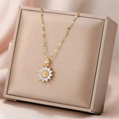 Sweet & Cute Micro Inlaid Zircon Women's Necklace