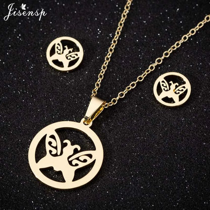 Stainless steel Animal necklaces 