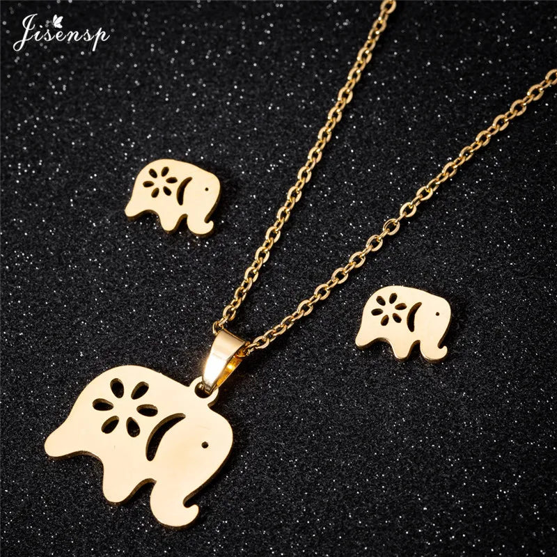 Stainless steel Animal necklaces 