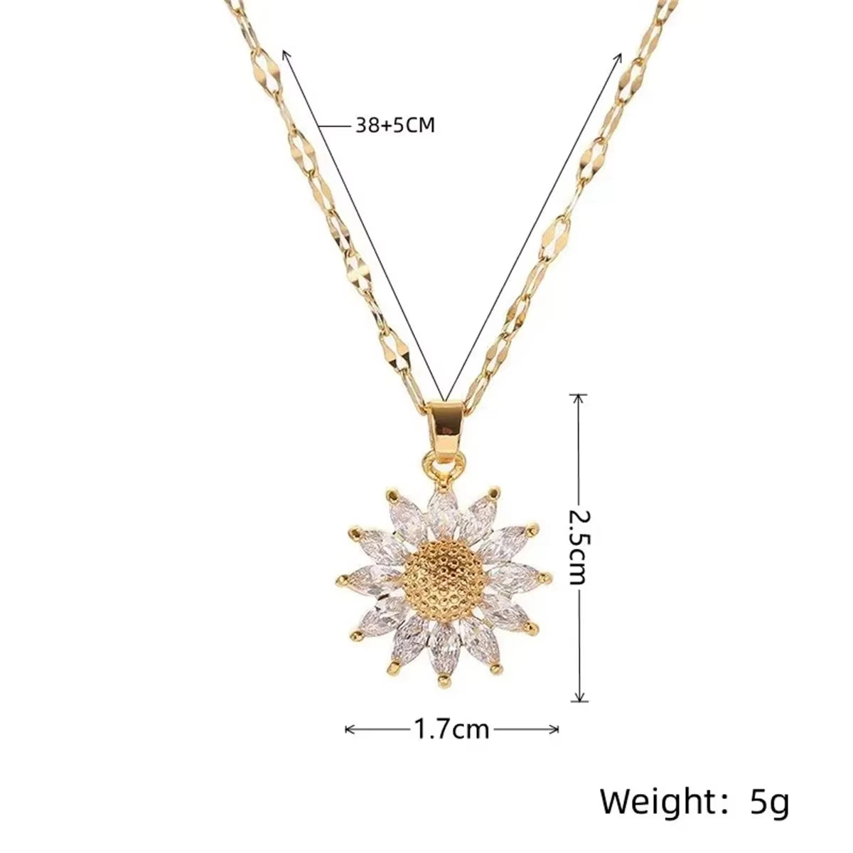 Sweet & Cute Micro Inlaid Zircon Women's Necklace